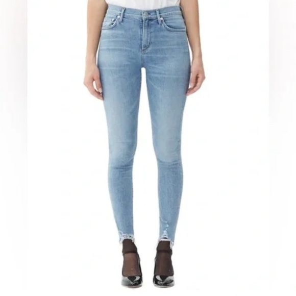 AGOLDE Sophie High Rise Skinny Jeans Size 24 - Picture 2 of 6